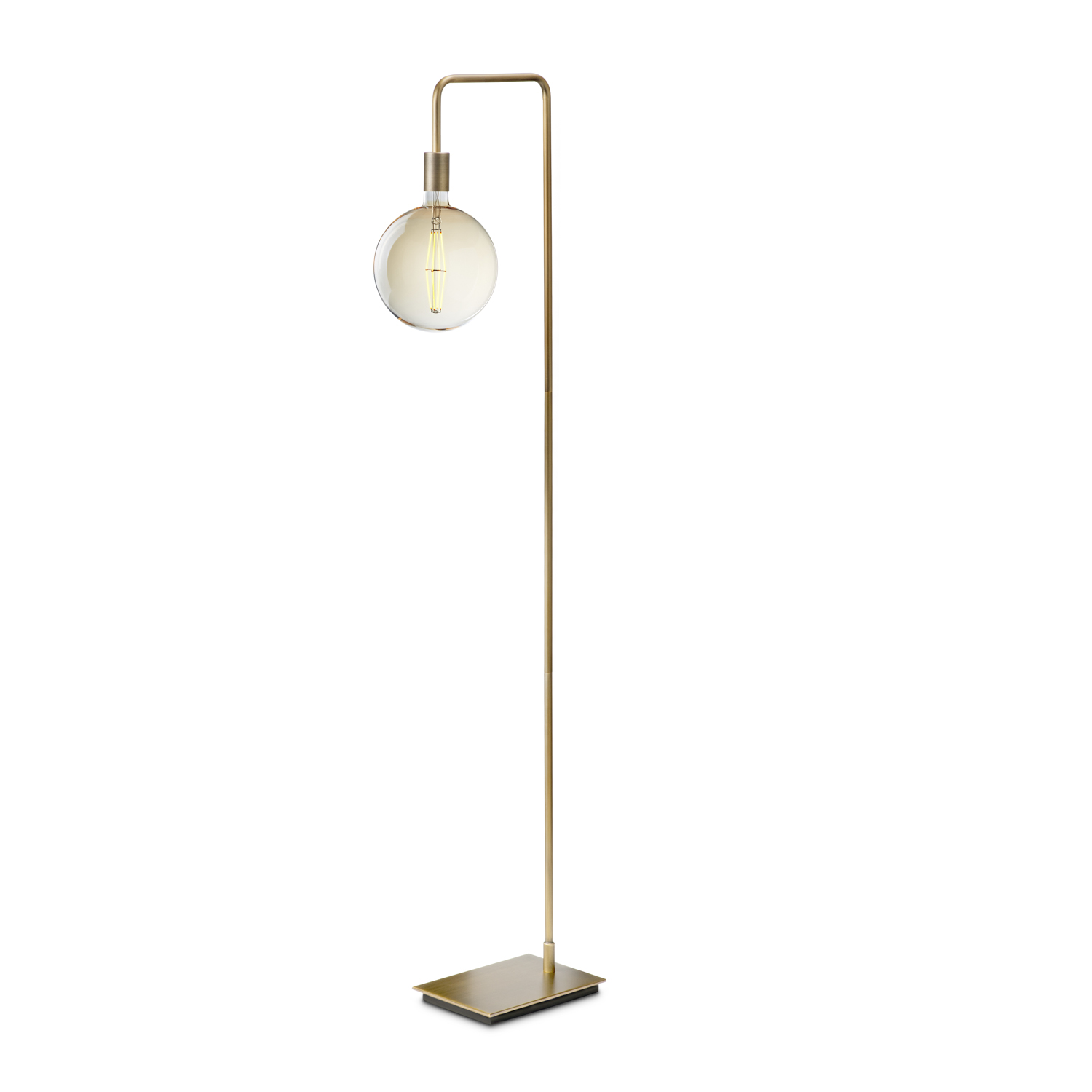 Prospect Floor Lamp, Aged Brass